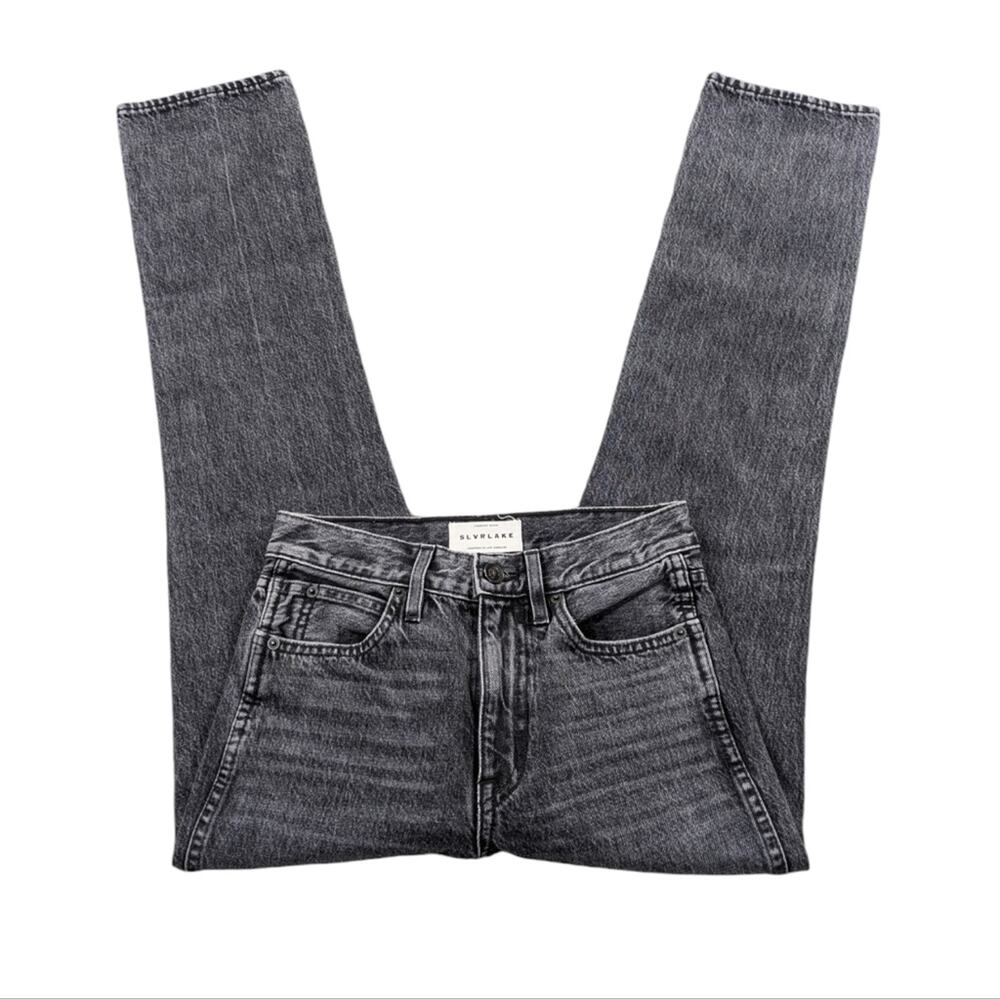 SLVRLAKE Jeans Stella High Rise Straight GUC $269 Size 25   J1287